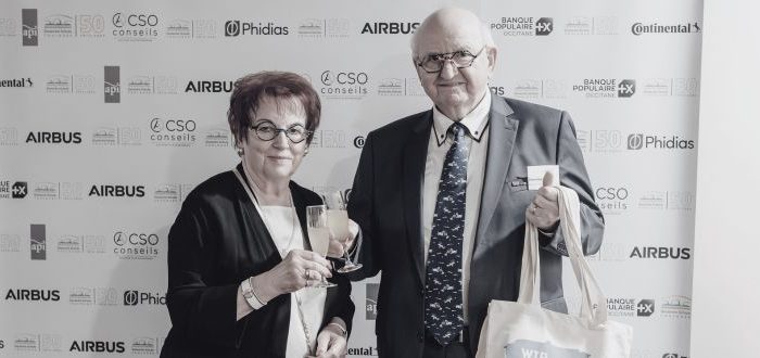 Ehepaar Kästner bei der 50-Jahrfeier der Deutschen Schule Toulouse