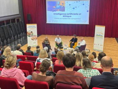 Deutsche Schule Toulouse, Christopher Koska und Jérôme Béranger vor Publikum