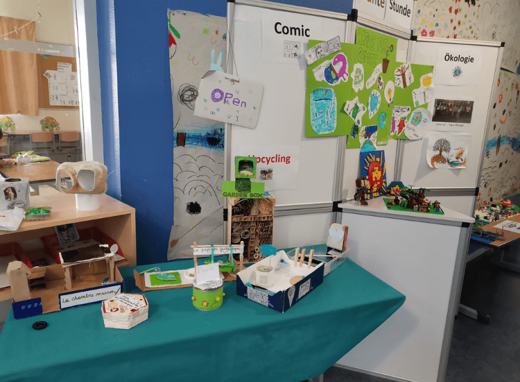 Deutsche Schule Toulouse Ausstellung der Klimaprojekte