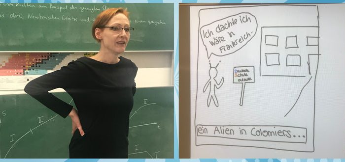 Deutsche Schule Toulouse, Comiczeichnerin Katharina Greve