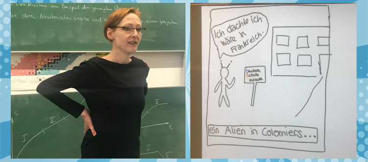 Deutsche Schule Toulouse, Comiczeichnerin Katharina Greve