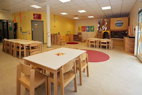 Deutsche Schule Toulouse | Kindergarten: Räume und Ausstattung. Fotografin: Nicole Knüppel