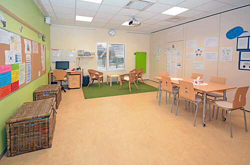 Deutsche Schule Toulouse | Kindergarten: Räume und Ausstattung. Fotografin: Nicole Knüppel