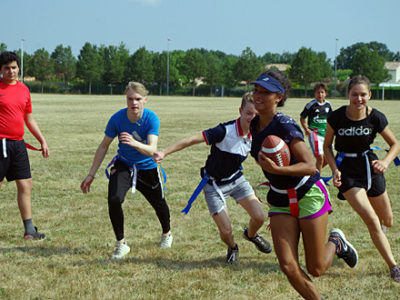 Schüler spielen Rugby