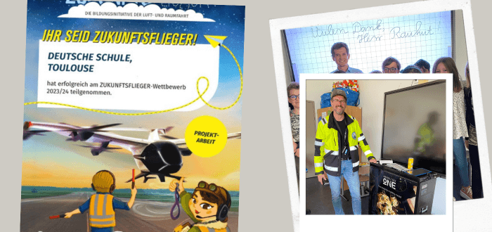 Deutsche Schule Toulouse, Wettbewerb Zukunftsflieger