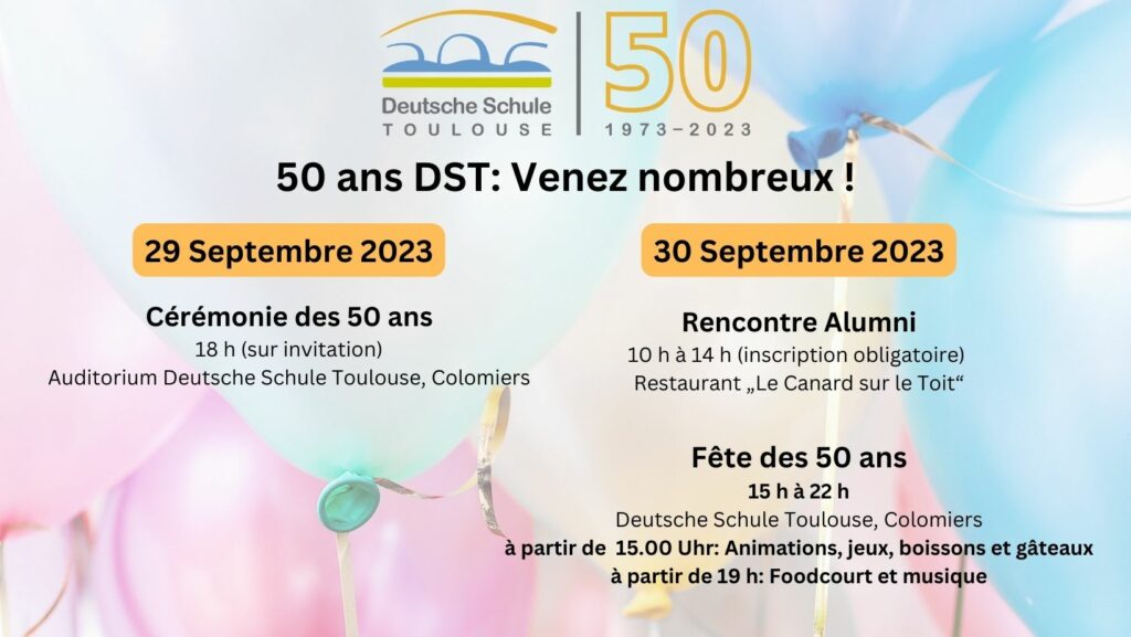Deutsche Schule Toulouse, Fête des 50 ans