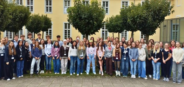 Schülergruppe, Teilnehmer des Fremdsprachenwettbewerbs 2025