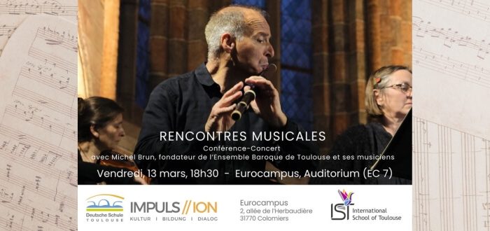 Plakat Konzert Michel Brun