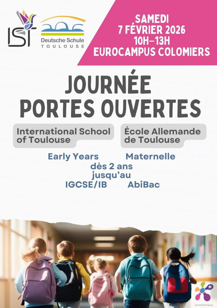 Deutsche Schule Toulouse: Plakat Tag der Offenen Tür 2026